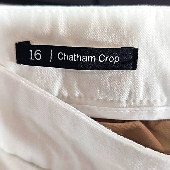 Talbots White Chatham Crop Capris Size 16 - Picture 5 of 8